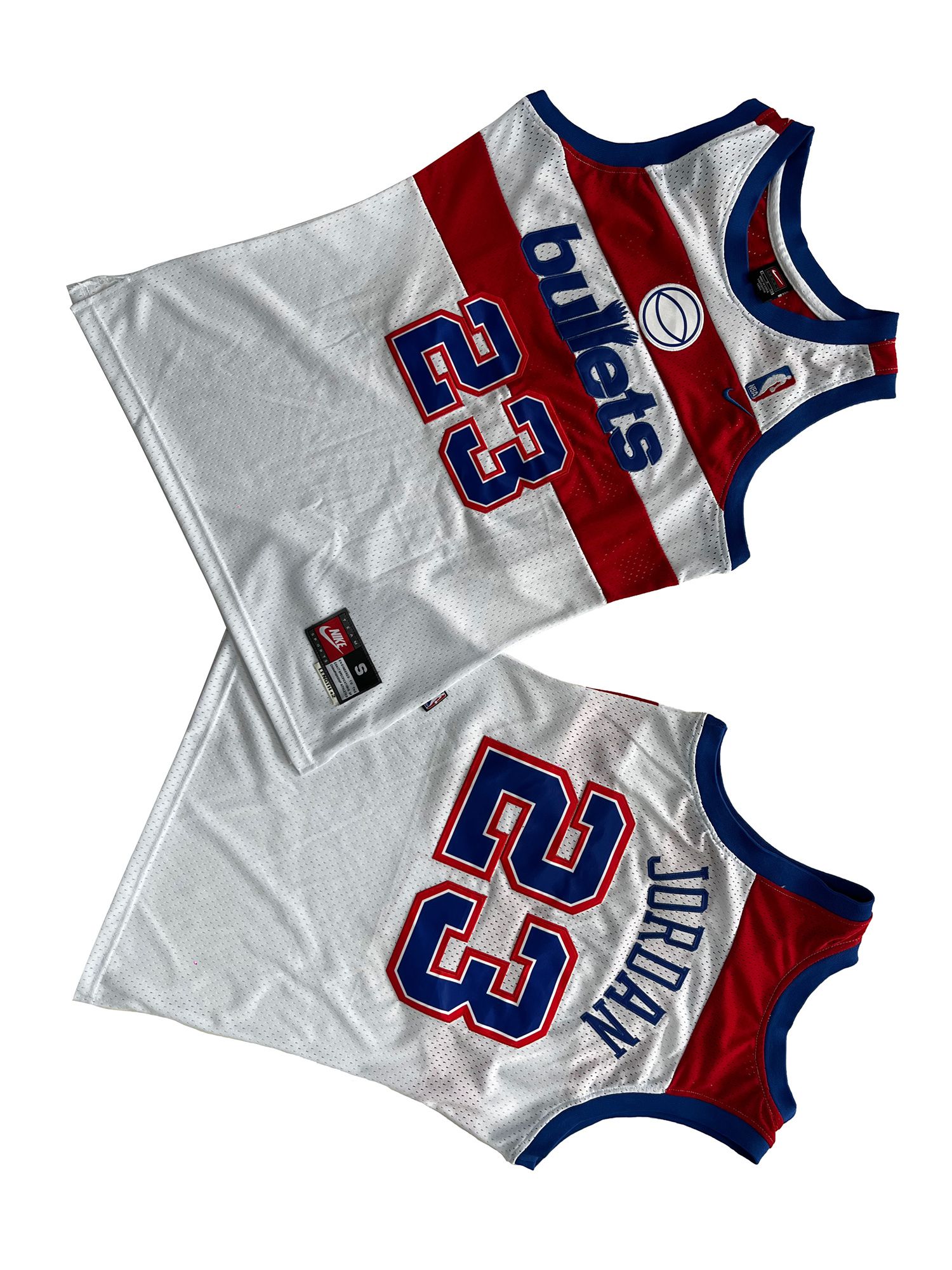 Men Washington Wizards 23 Jordan White Throwback NBA Jersey